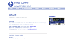 Desktop Screenshot of force-elektro.nl