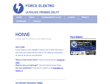 Tablet Screenshot of force-elektro.nl